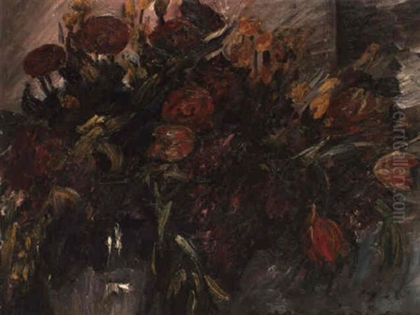 Rote Und Gelbe Tulpen Oil Painting by Lovis Corinth