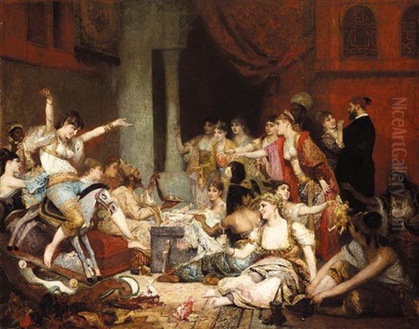 Le Harem Oil Painting by Fernand Cormon