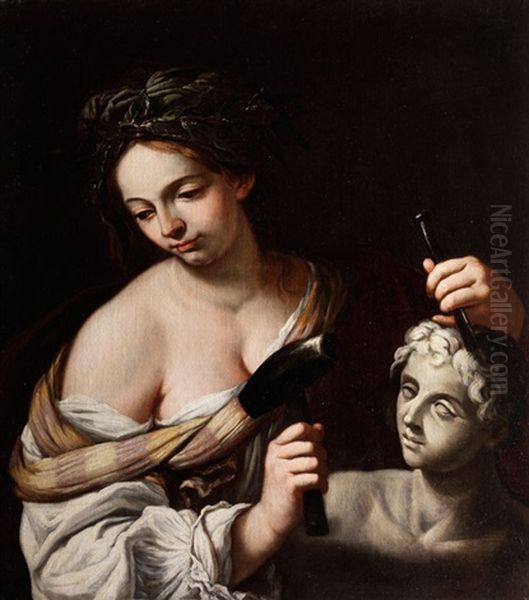 Allegorie Der Bildhauerei Oil Painting by Carlo Cornaro