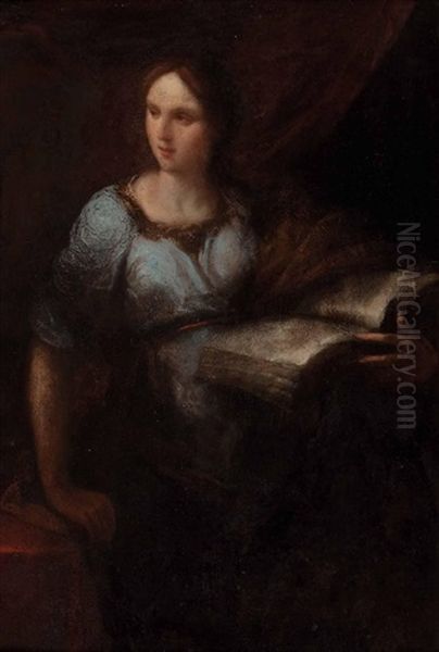 Sibylle Oil Painting by Carlo Cornaro