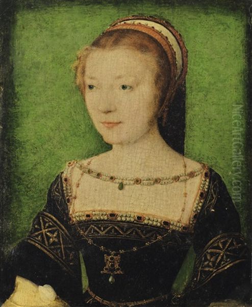 Portrait De Madame Anne De Pisseleu, Duchesse D'etampes Oil Painting by  Corneille de Lyon