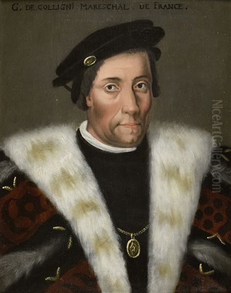 Portrait Presume De Jean D'albon De Saint Andre (1530 - ?) Gouverneur De Lyon by  Corneille de Lyon