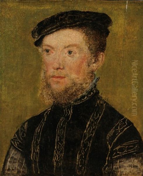 Portrait D'homme Oil Painting by  Corneille de Lyon