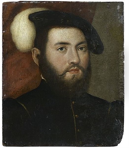 Portrait D'homme Oil Painting by  Corneille de Lyon