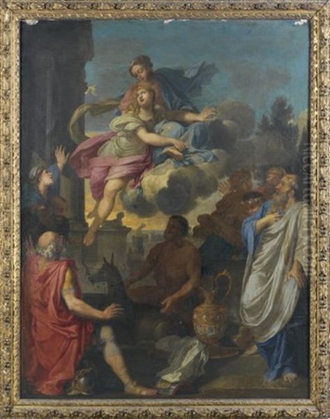 Le Sacrifice D'iphigenie Oil Painting by Michel Corneille the Younger