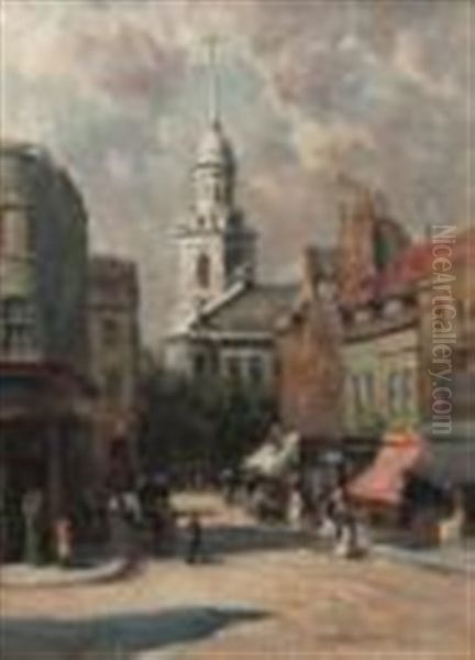 Greenwich Oil Painting by George E. Corner