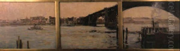 View Of St. Louis Oil Painting by Paul Cornoyer