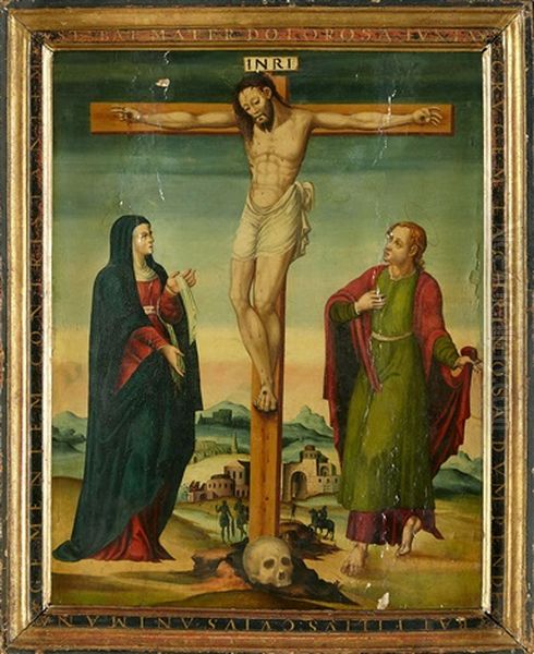 Calvario Oil Painting by Juan Correa de Vivar