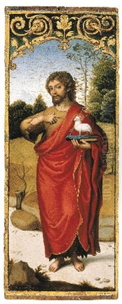 Saint John The Baptist Oil Painting by Juan Correa de Vivar