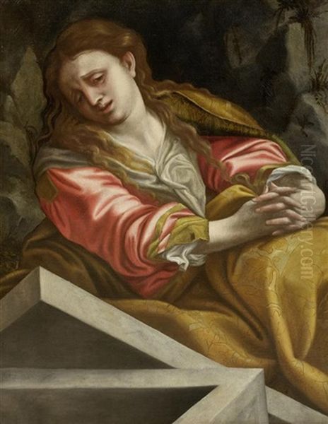 Heilige Magdalena Oil Painting by  Correggio