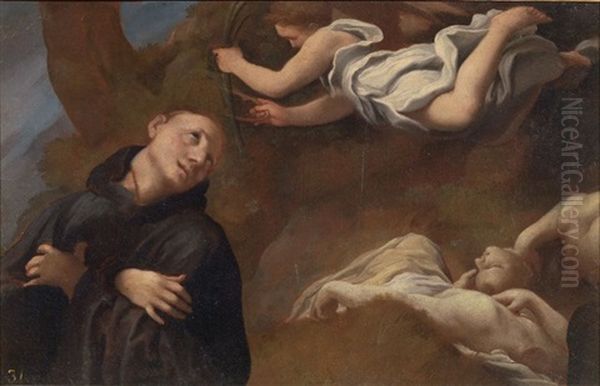 Santo In Estasi Oil Painting by  Correggio