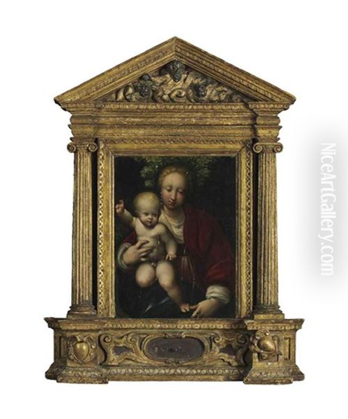 The Madonna And Child Oil Painting by  Correggio