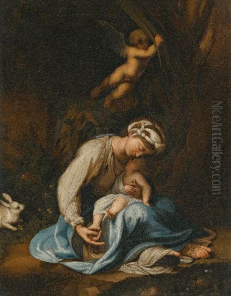 La Zingarella Oil Painting by  Correggio