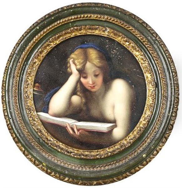 The Penitent Magdalen Oil Painting by  Correggio