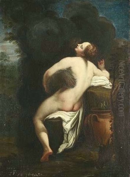 Jupiter Und Io Oil Painting by  Correggio