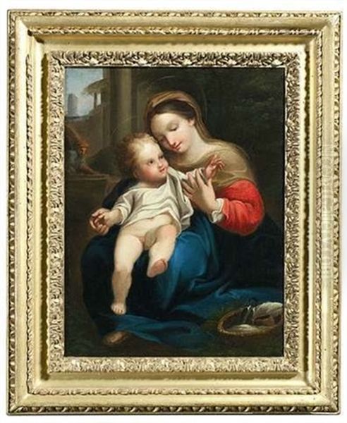 Madonna Mit Dem Korb Oil Painting by  Correggio