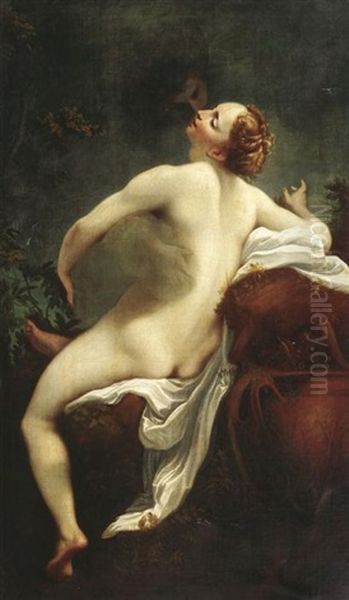 Jupiter Und Io Oil Painting by  Correggio