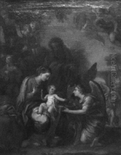 The Virgin And Child Oil Painting by  Correggio