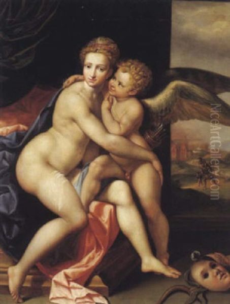 Amor Und Psyche Oil Painting by  Correggio