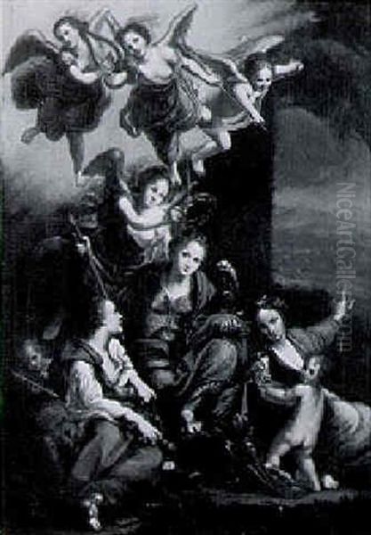 An Allegory Of Virtue Oil Painting by  Correggio