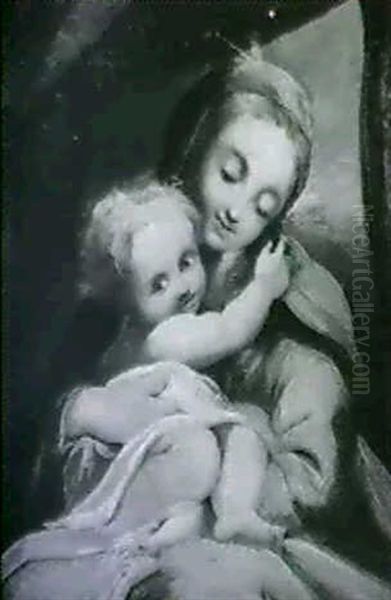 Madonna Della Scala Oil Painting by  Correggio