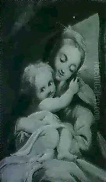 Madonna Della Scala. Oil Painting by  Correggio