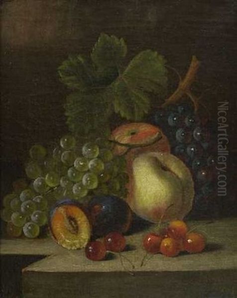 Fruchtestillleben Oil Painting by Joseph Correggio