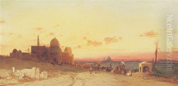 Outside Cairo by Hermann David Salomon Corrodi