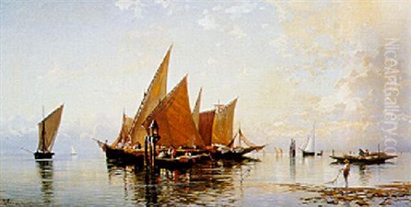 Matrimonio In Laguna Oil Painting by Hermann David Salomon Corrodi