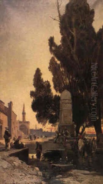 Vue Du Caire Oil Painting by Hermann David Salomon Corrodi