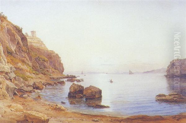 Veduta Di Piccola Baia Oil Painting by Salomon Corrodi