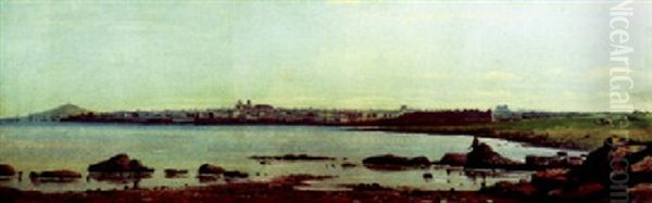 Vista De Montevideo Oil Painting by Carlo Corsetti