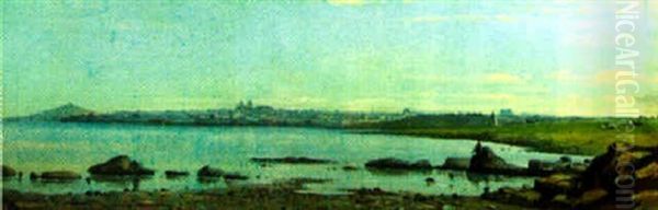 Vista De Montevideo Oil Painting by Carlo Corsetti