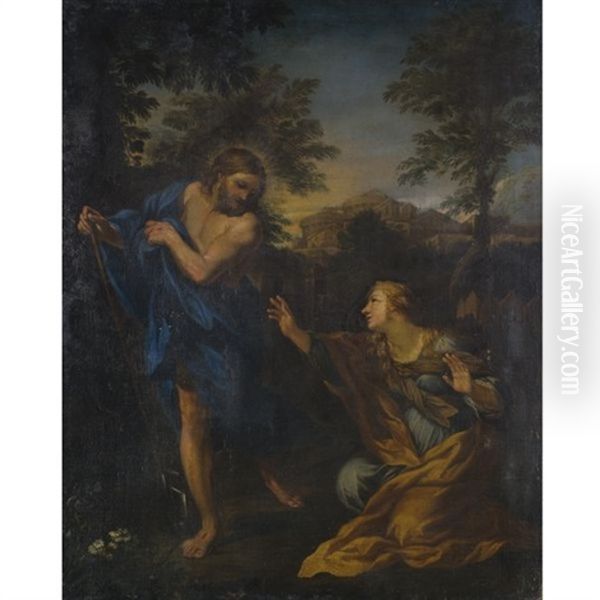 Noli Me Tangere Oil Painting by Pietro da Cortona