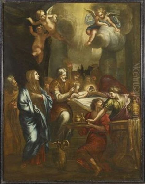 La Circoncision Oil Painting by Pietro da Cortona