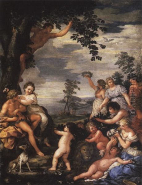 Eta Dell'oro Oil Painting by Pietro da Cortona