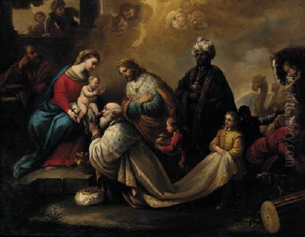 The Adoration Of The Magi by Pietro da Cortona