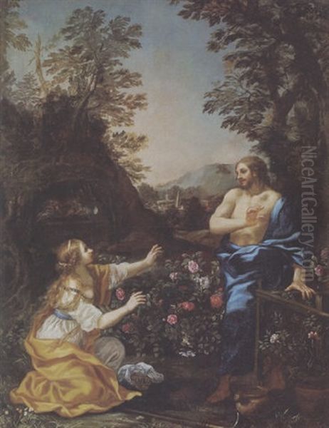 Noli Me Tangere Oil Painting by Pietro da Cortona