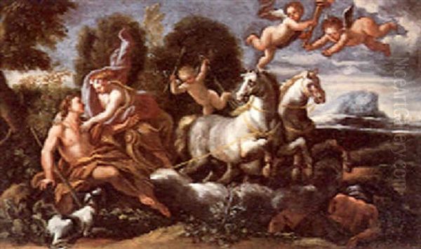 Diana And Endymion Oil Painting by Pietro da Cortona