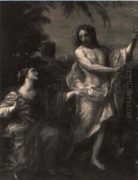 Noli Mi Tangere Oil Painting by Pietro da Cortona