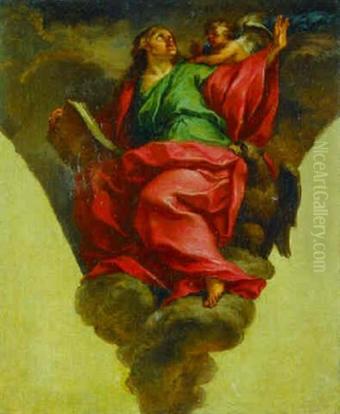 Saint John The Evangelist Oil Painting by Domenico Corvi