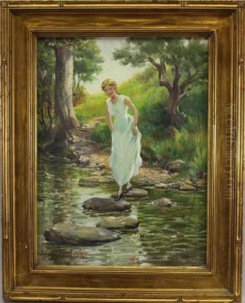 Untitled Oil Painting by Charles Abel Corwin