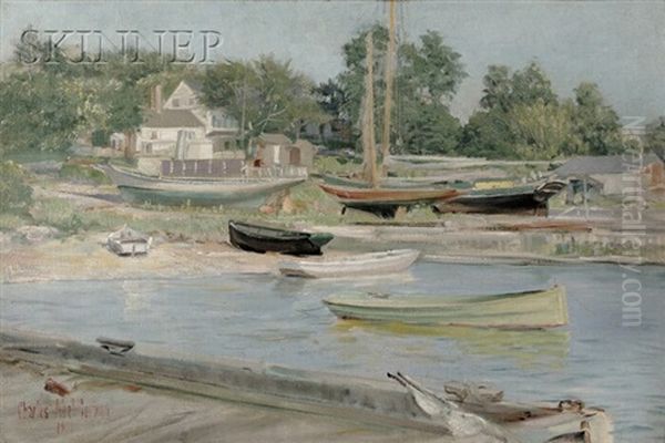 Ship Ways, Northport, L.i. by Charles Abel Corwin