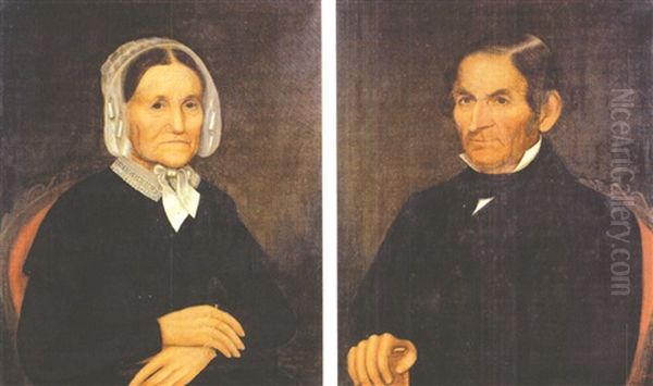 Mary T. Ketcham (+ Joseph Ketcham; Pair) by Salomon W. Corwin