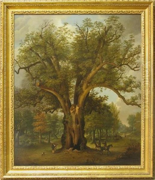 The Fairlop Oak Oil Painting by Laurence J. Cosse