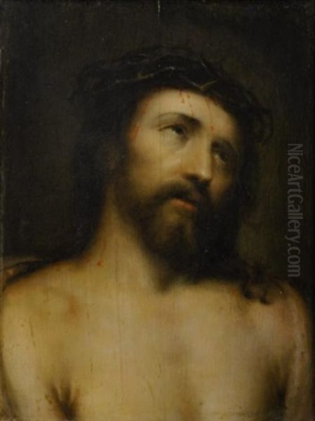 Le Christ Aux Outrages Oil Painting by Jan Cossiers