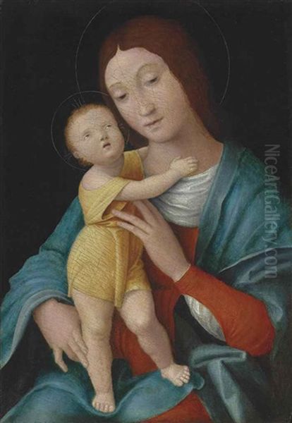 The Madonna And Child Oil Painting by Lorenzo Costa