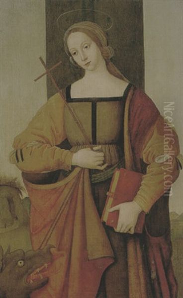 Saint Margaret Oil Painting by Lorenzo Costa