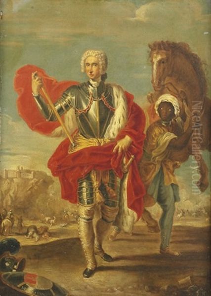 Portrait Of George Keith, 10th Earl Marischal (1692-1778) Oil Painting by Placido Costanzi