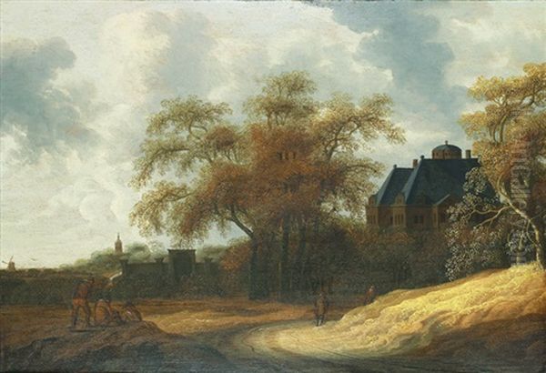 Het Huis In Het Bosch Oil Painting by Pieter Cosyn